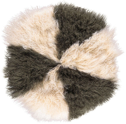 Lammfellkissen | Lockig | Tibet | Ø45 cm, Ø62 cm und Ø38 cm