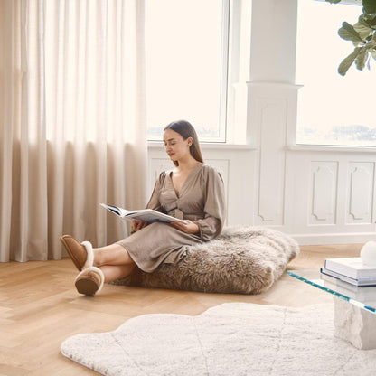 Maxi Float Kissen | Langhaarig | Neuseeland | Doppelseitig | 90x90 cm