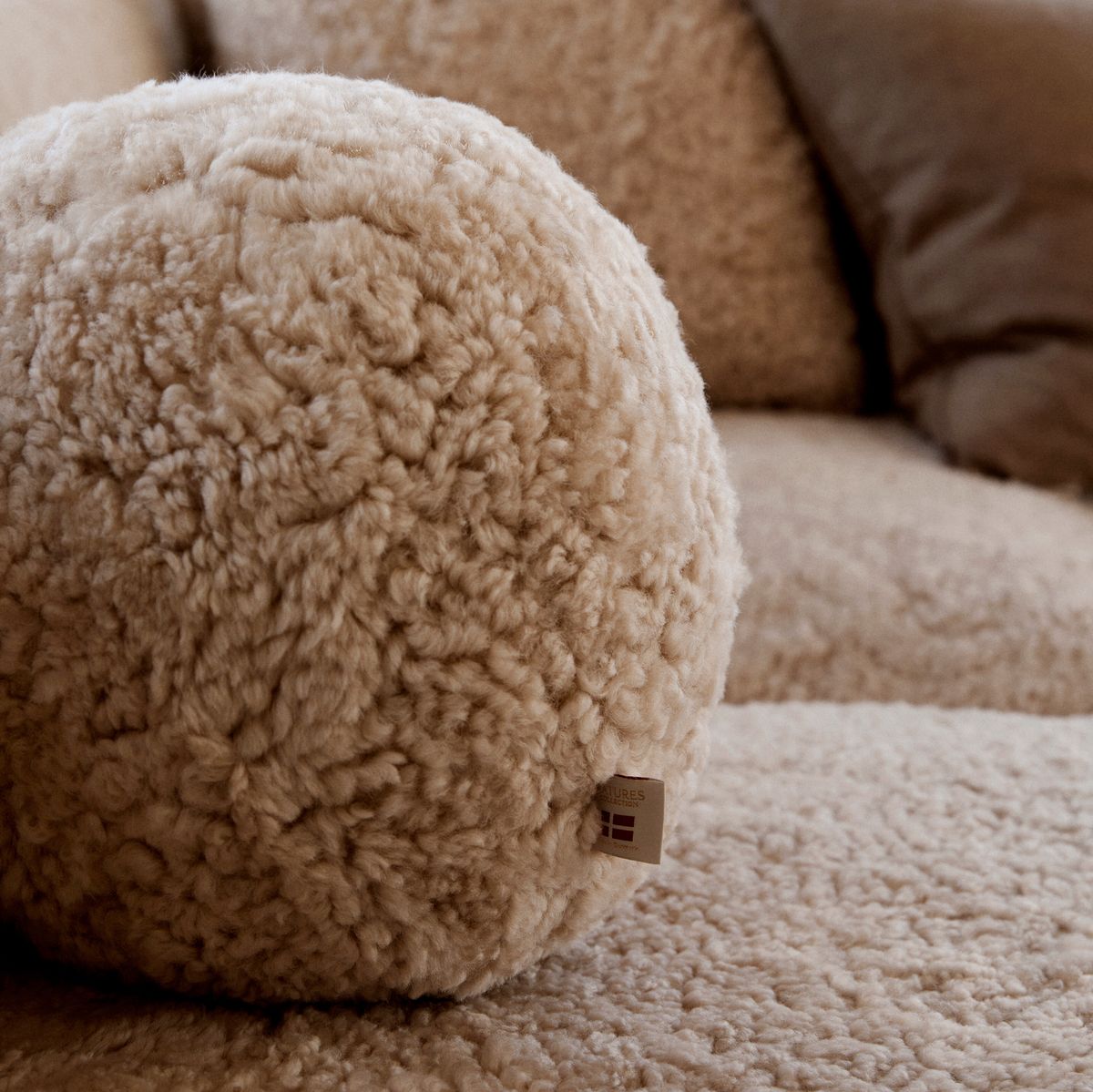 Angelitkissen | Kurzhaarig | Neuseeland | Ø25/30/35 cm