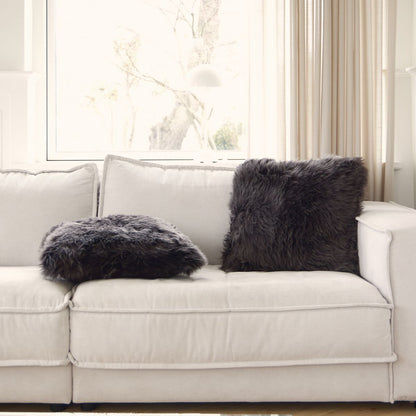 Lammfellkissen | Langhaarig | Neuseeland | 50x50 cm