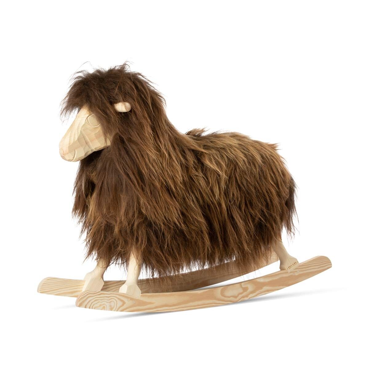 Manray Povl Kjer Design | Langhaariges Lammfell | Große L85xB25xH60 cm
