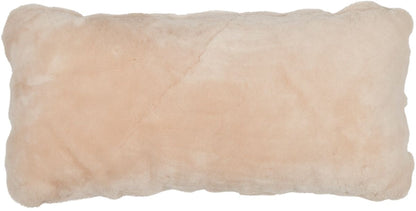 Lammfellkissen | Mokassin | Doppelseitig | 28x56cm