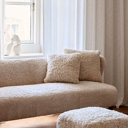 Lammfellkissen | Kurzhaarig | Neuseeland | Doppelseitig | 40x40 cm