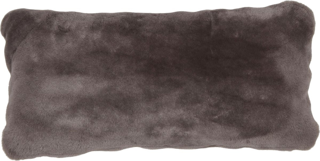 Lammfellkissen | Mokassin | Doppelseitig | 28x56cm