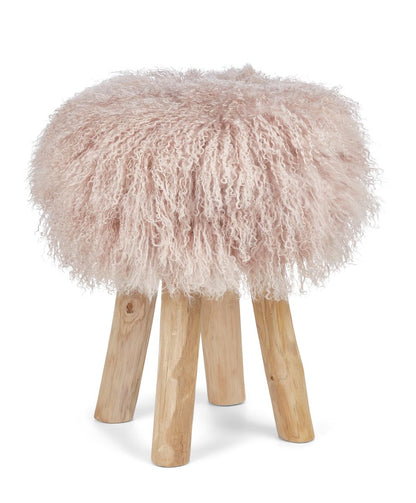 Bezug für Barhocker/Hocker | Lockig | Tibet | D35 cm