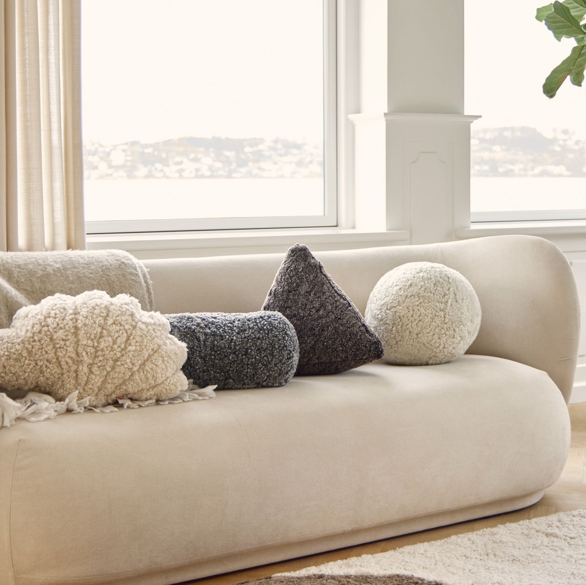 Hämatitkissen | Kurzhaarig | Neuseeland | 35x35x35cm