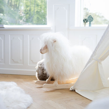 Manray Povl Kjer Design | Gotland-Lammfell | Große L85xB25xH60 cm