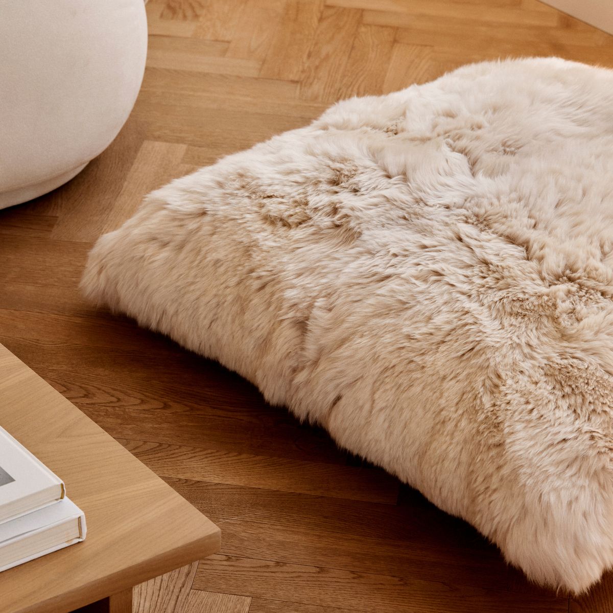 Maxi-Schwimmkissen | Langhaarig | Neuseeland | 90x90 cm