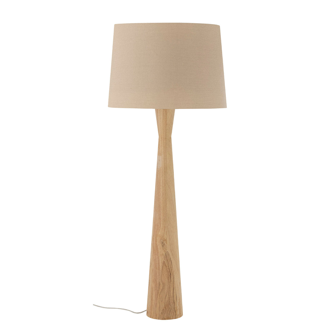 Kreative Sammlung Leonor -Stehlampe, Natur, Gummibaum