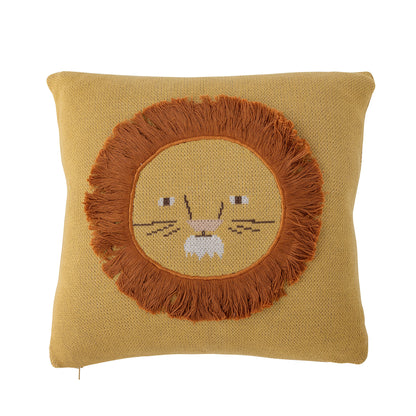 Bloomingville Mini Harrison Kissen, Gelb, Baumwolle oeko-tex®