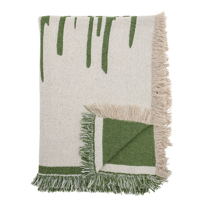 Bloomingville Haxby Plaid, grün, recycelte Baumwolle