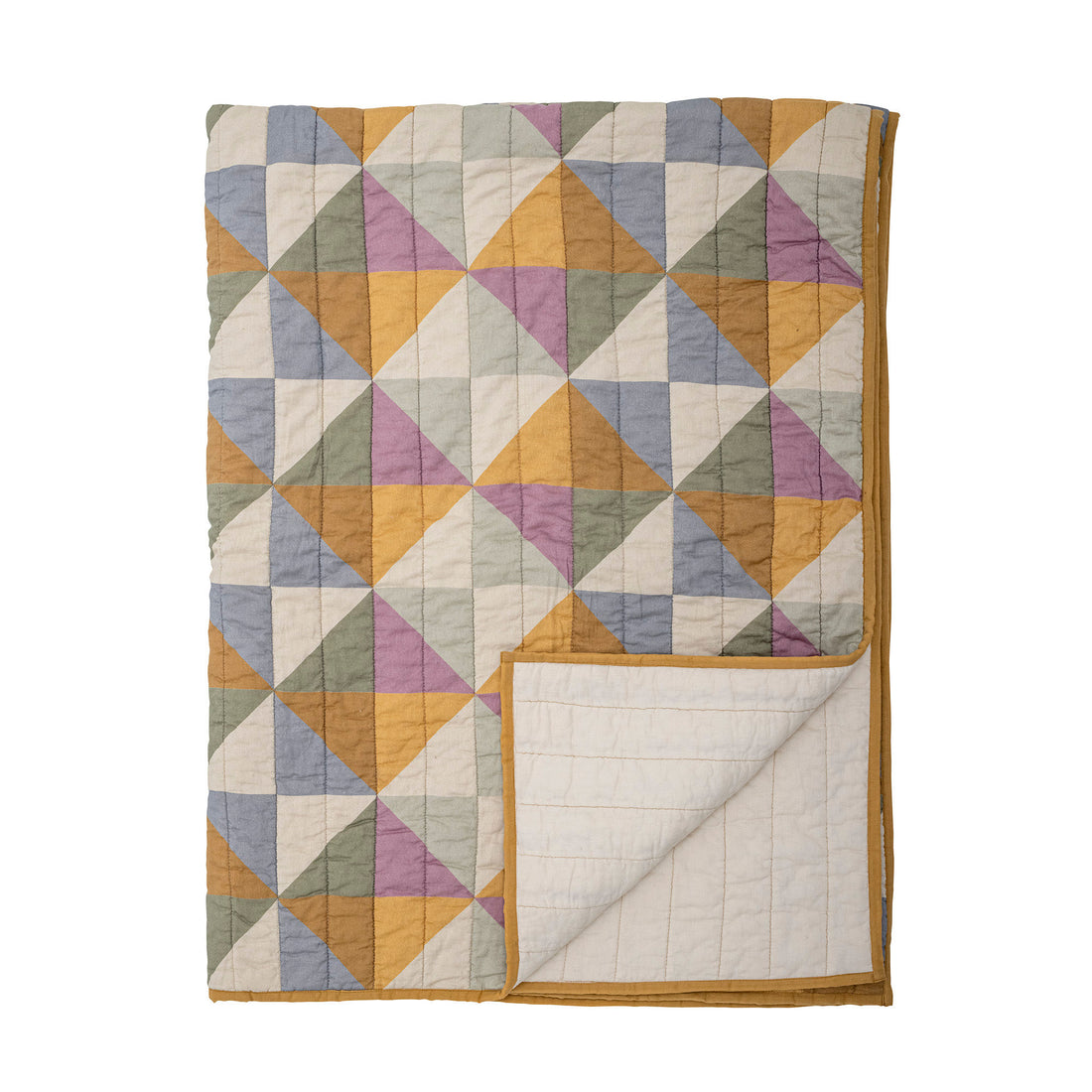 Bloomingville Crew Quilt, Gelb, Baumwolle Oeko-Tex®