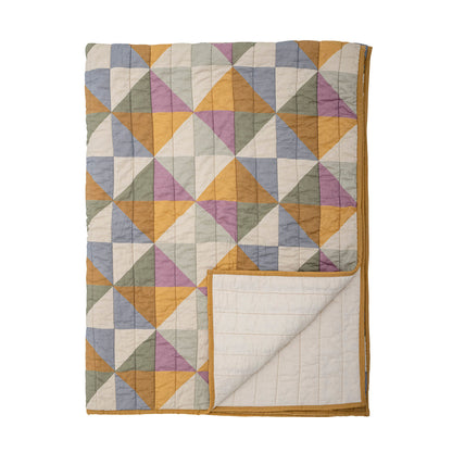 Bloomingville Crew Quilt, Gelb, Baumwolle Oeko-Tex®