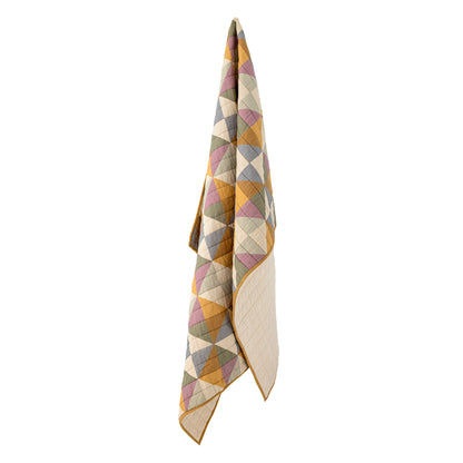 Bloomingville Crew Quilt, Gelb, Baumwolle Oeko-Tex®
