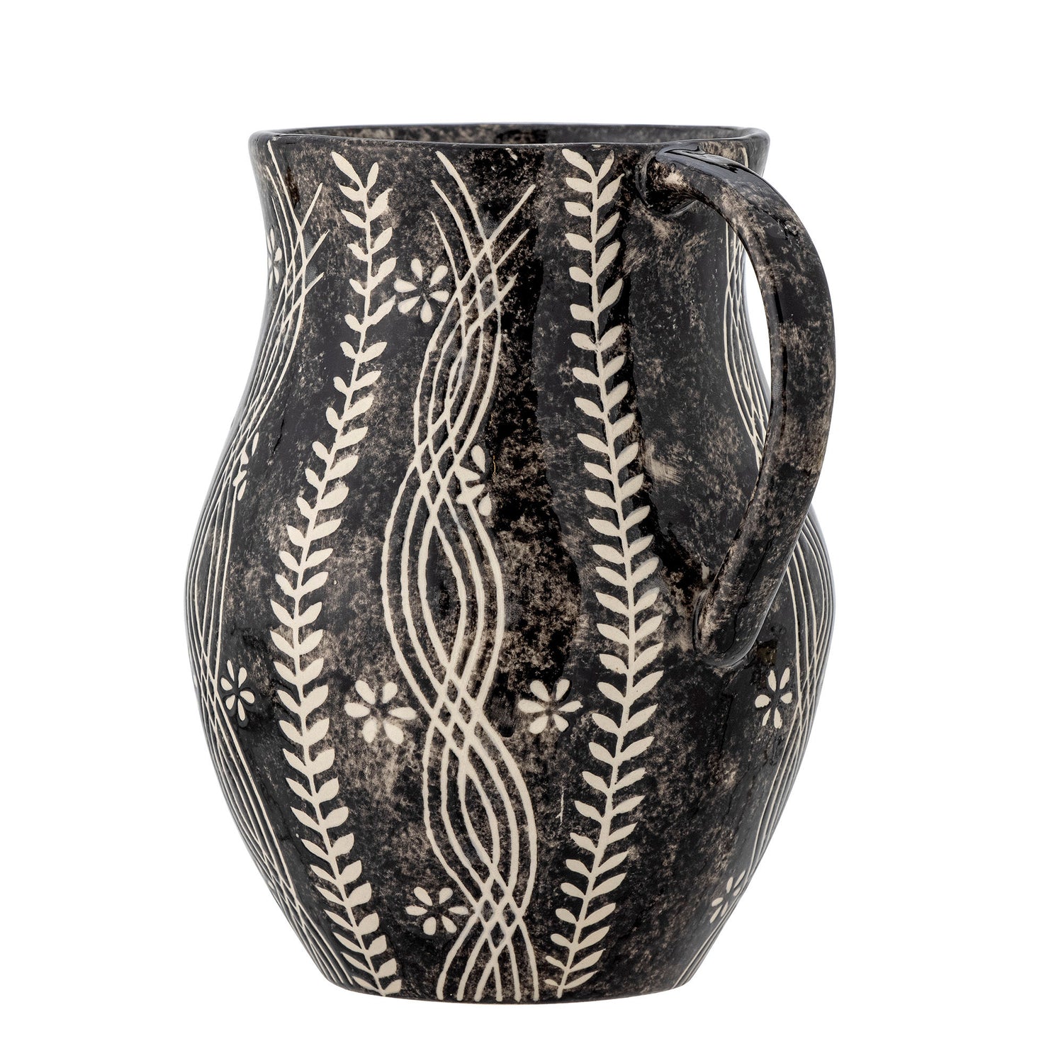 Kreative Kollektion Aswan Kande, Schwarz, Steinzeug
