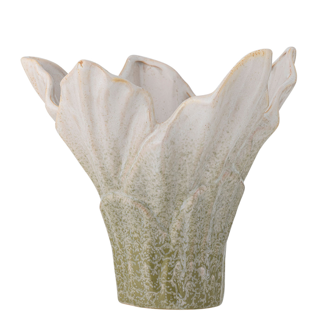 Bloomingville Erato Vase, grün, Steinzeug