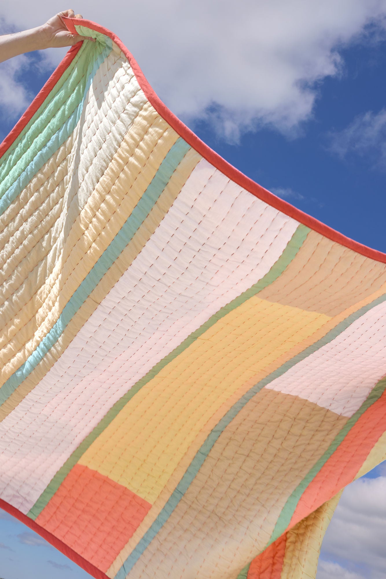 Hübsch Pavilion Plaid Block Korallen/Multikolor