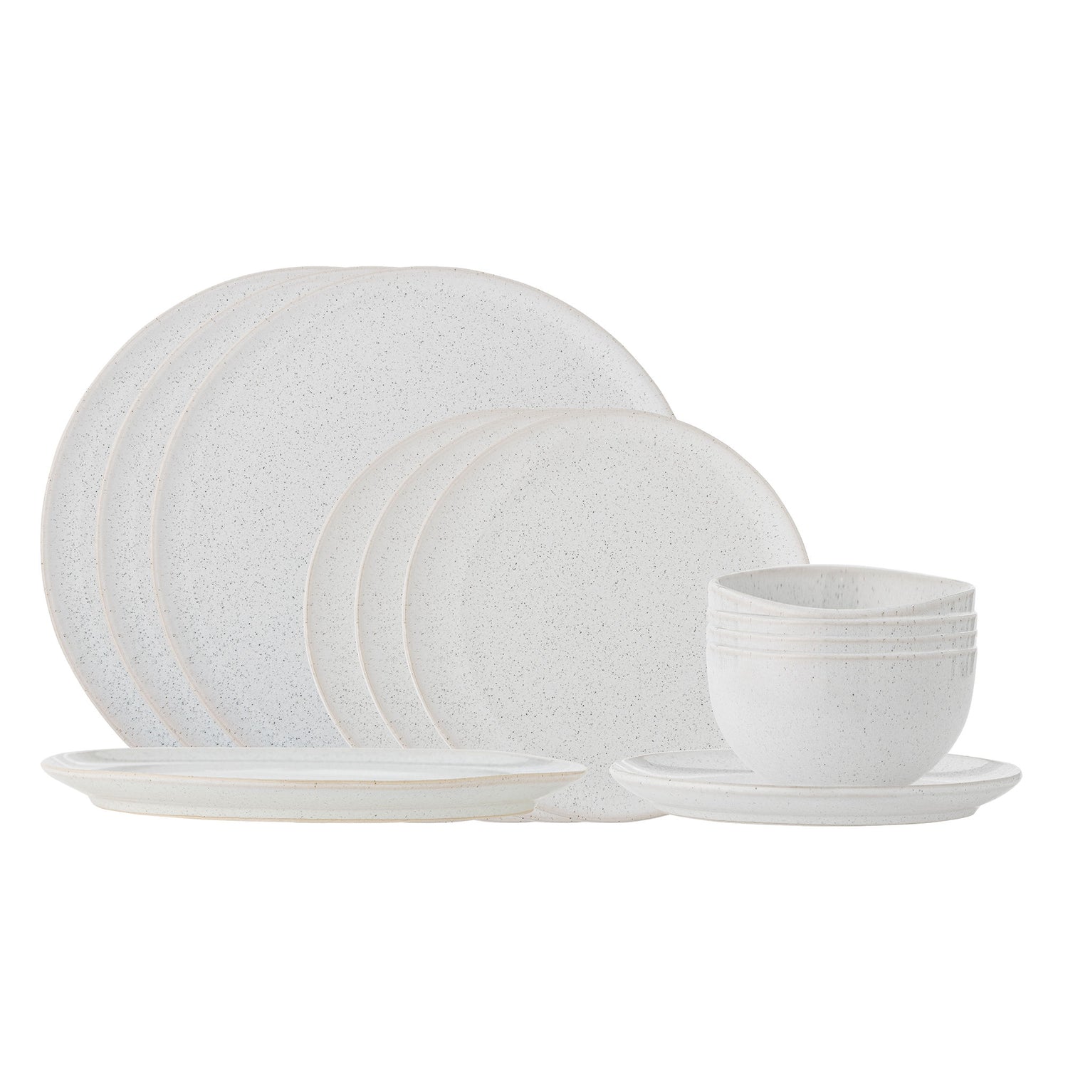 Bloomingville Addison Table Service Set, weiß, Steinzeug