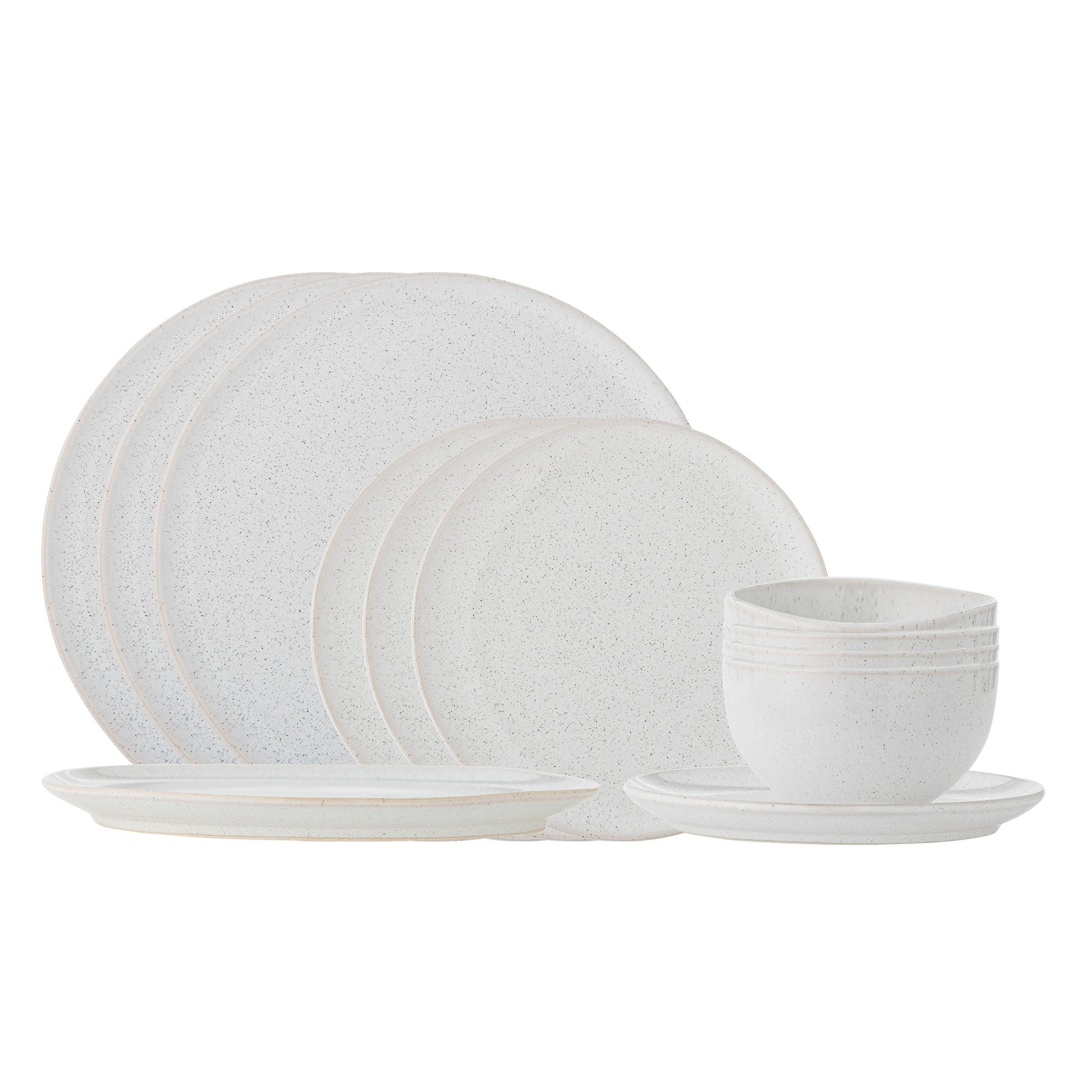 Bloomingville Addison Table Service Set, weiß, Steinzeug