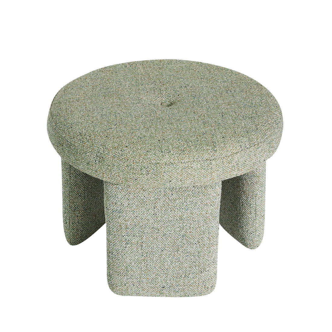 Hübsch Rocco Pouf Hellgrün