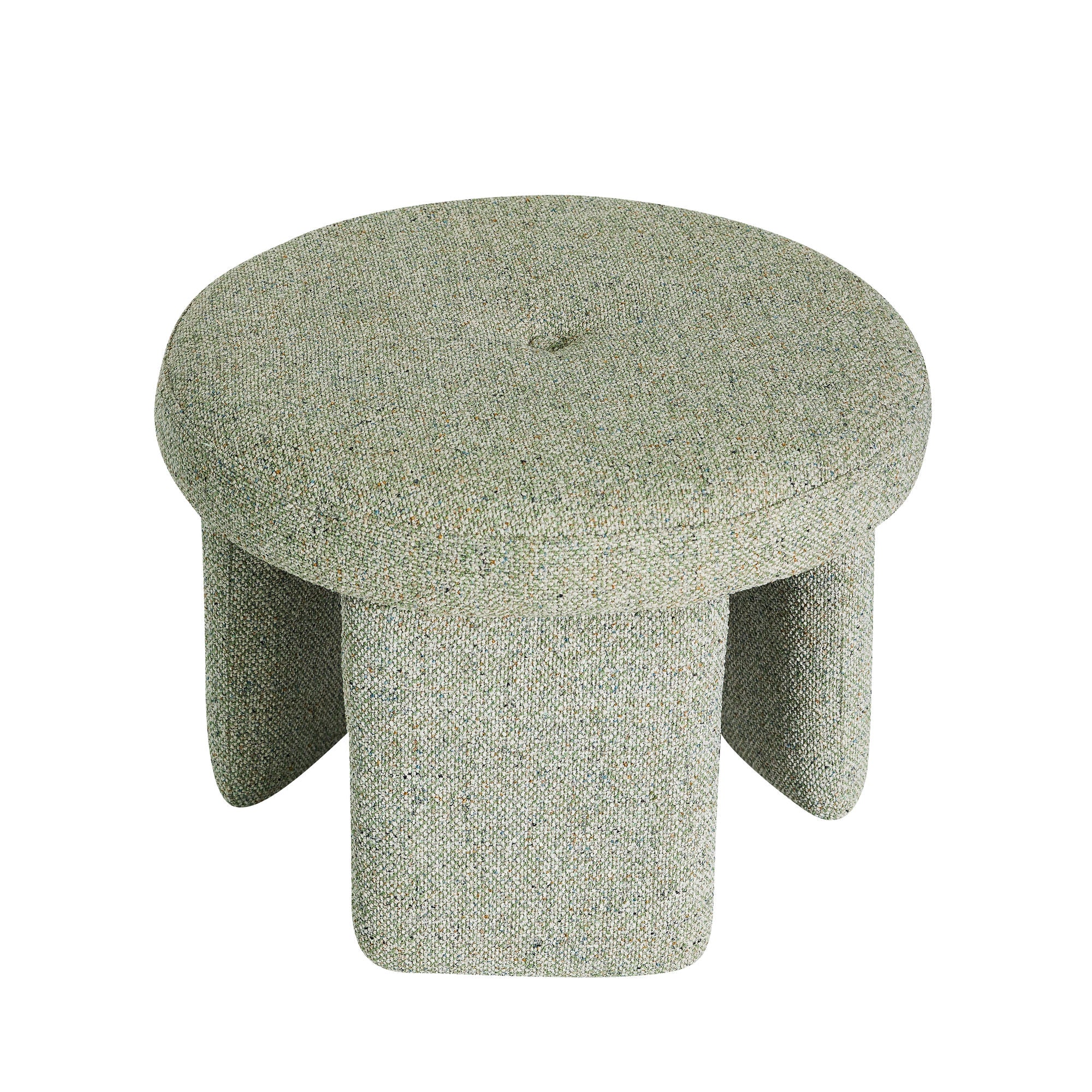 Hübsch Rocco Pouf Hellgrün