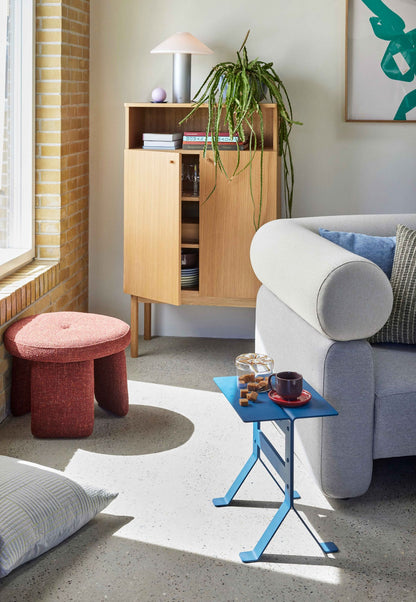 Hübsch Rocco PUF rot