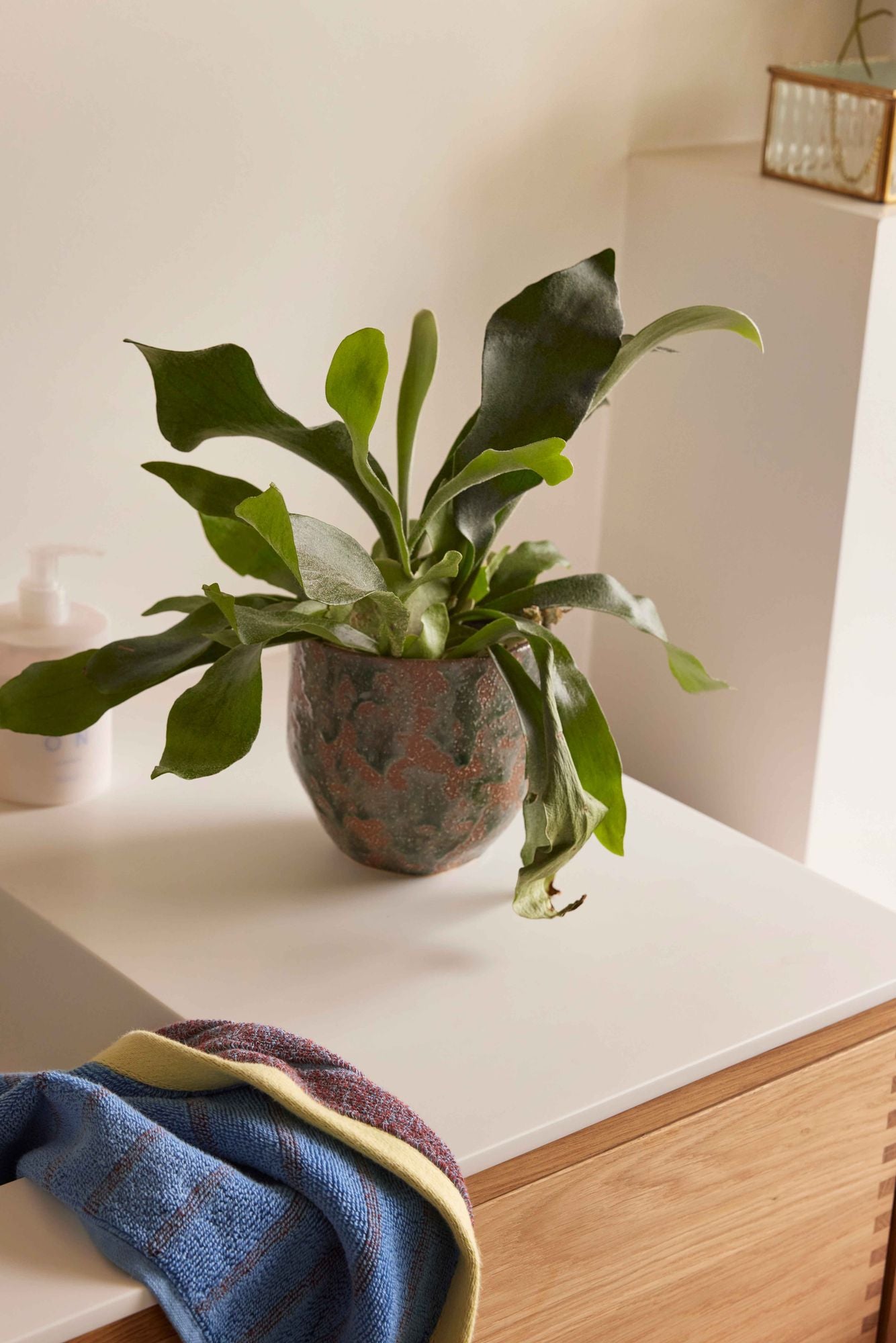 Hübsch Noru Pottte Brown/Grün (Set von 2)