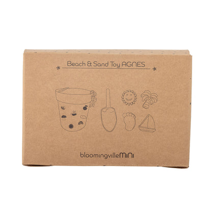 Bloomingville Mini Agnes Strand und Sandkass Spielzeug, Natur, Silikon