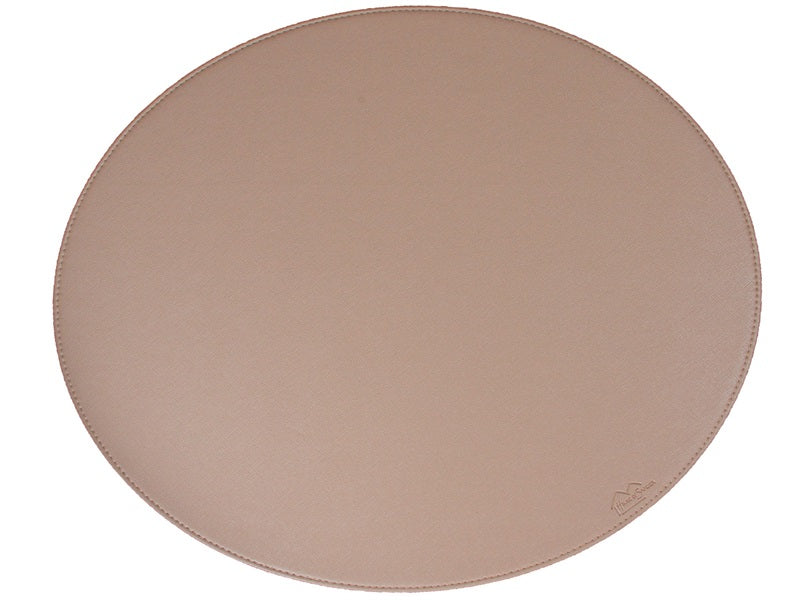 Ovale Decktücher // Beige Pu - hart