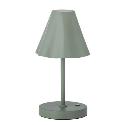 Bloomingville Lianna Tragbare Lampe, wiederaufladbar, grün, Metall