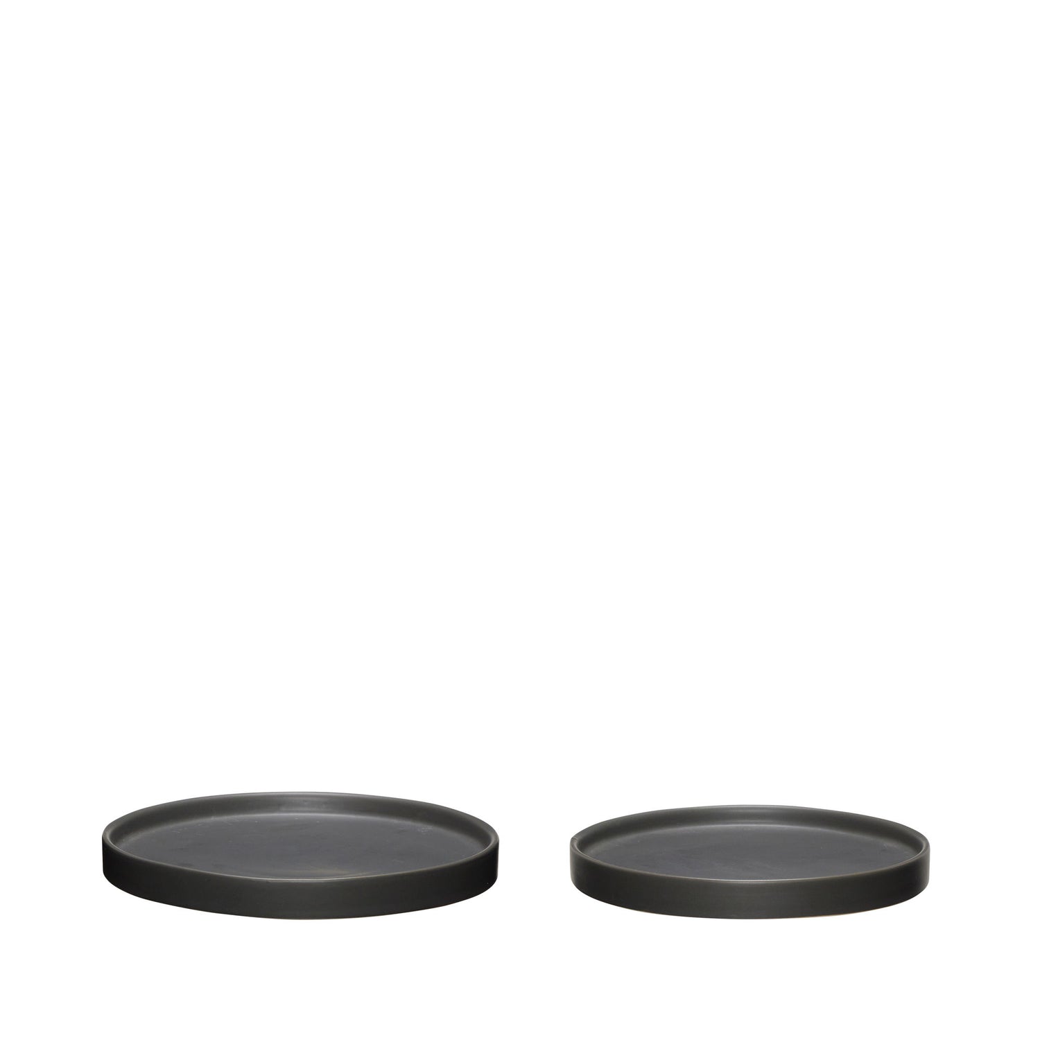 Hübsch Era Pottte Brun (Set von 2)