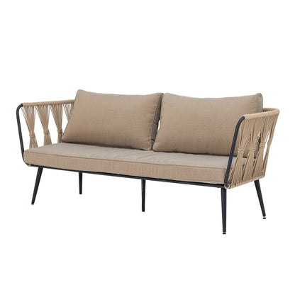Bloomingville Pavon feuerresistentes Sofa, Braun, Metall