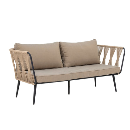 Bloomingville Pavon feuerresistentes Sofa, Braun, Metall