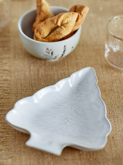 Bloomingville Winter serviert Gericht, Natur, Steinzeug