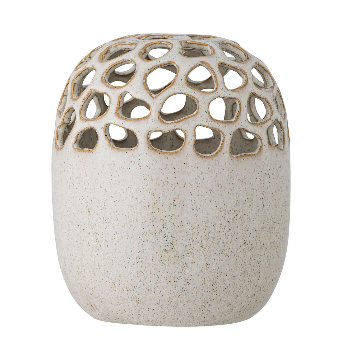 Bloomingville Elissa Vase, Natur, Steinzeug