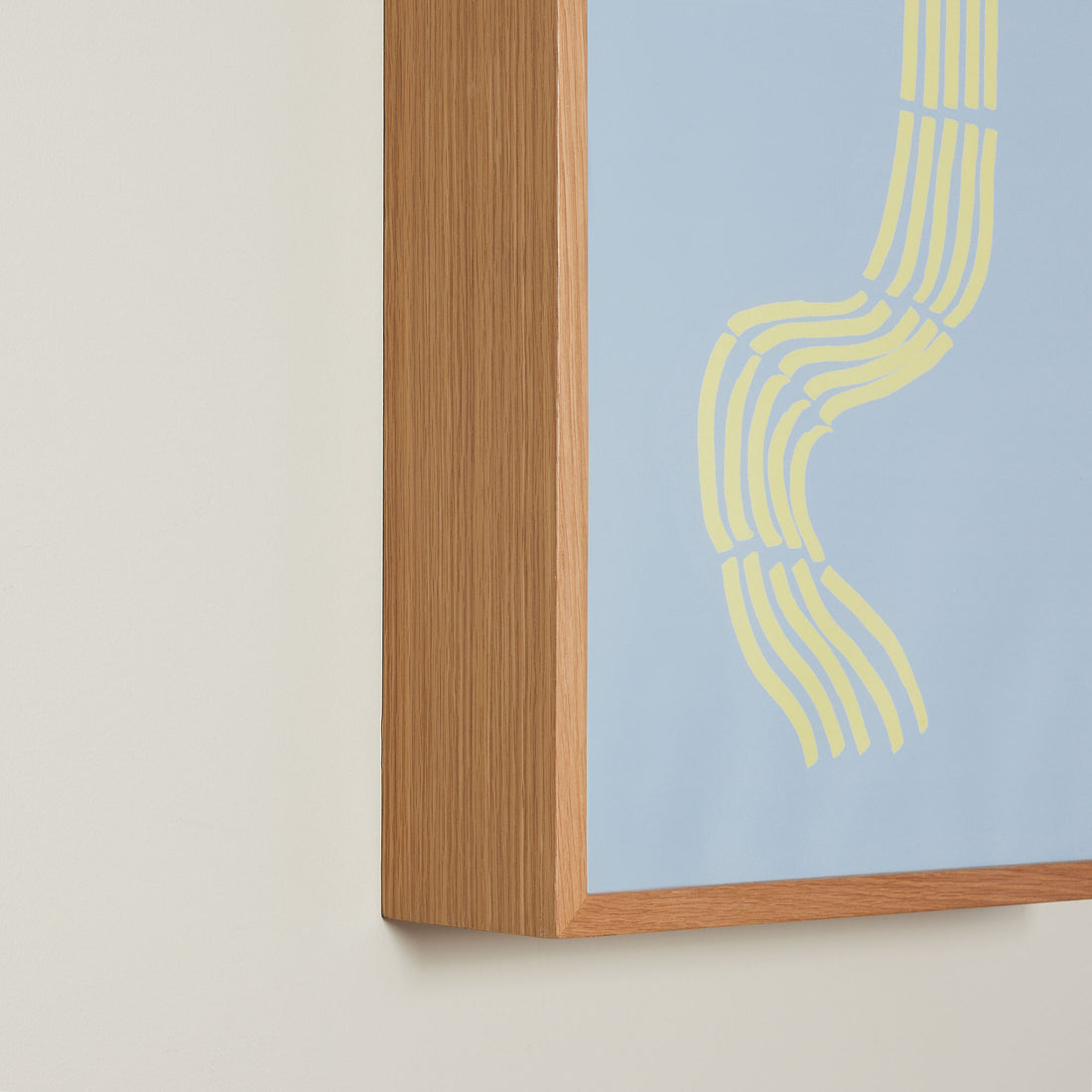 Hübsch Hallo Rahmen 29,7x42 Natur