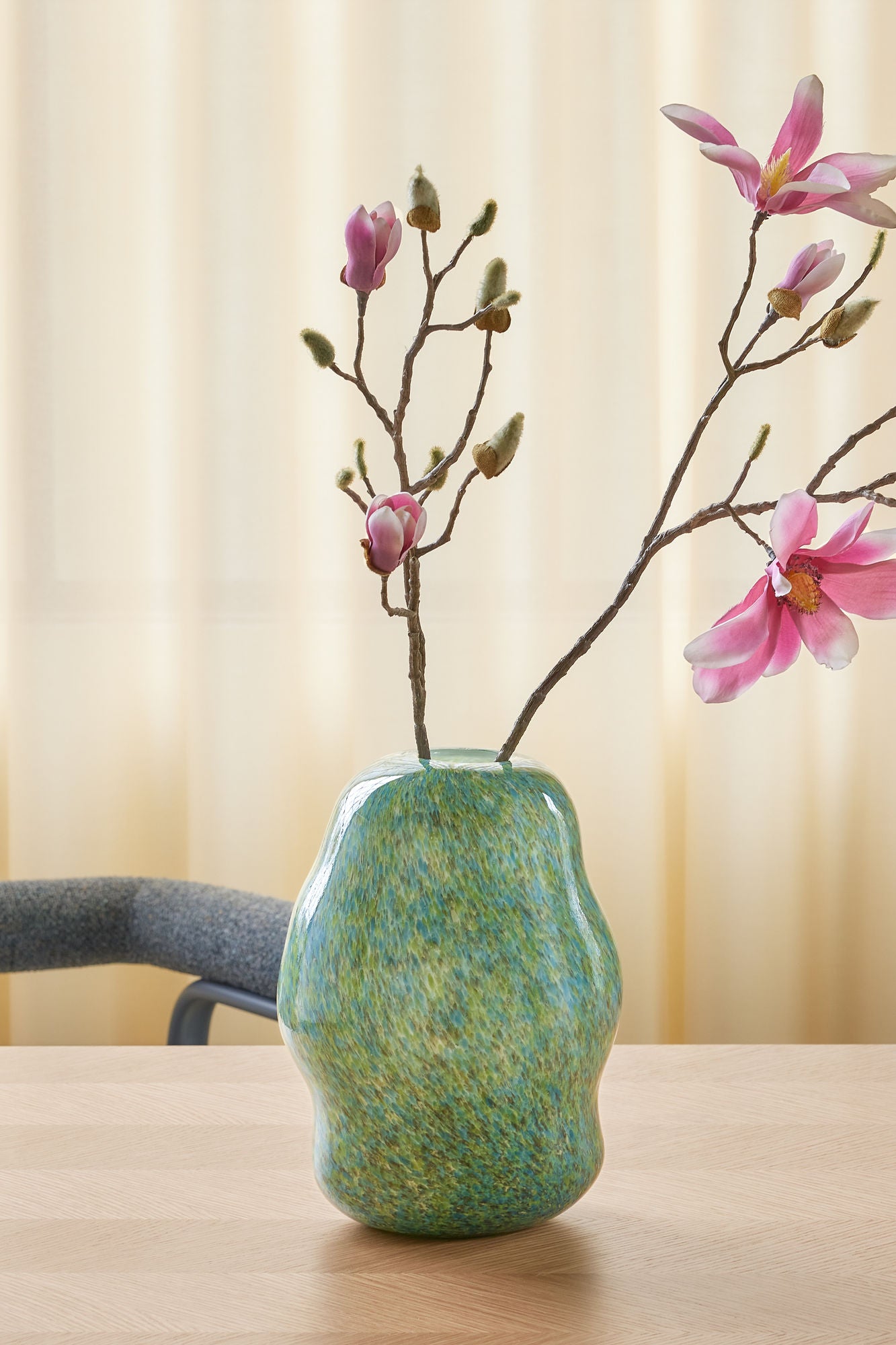 Hübsch Miro Vase grün