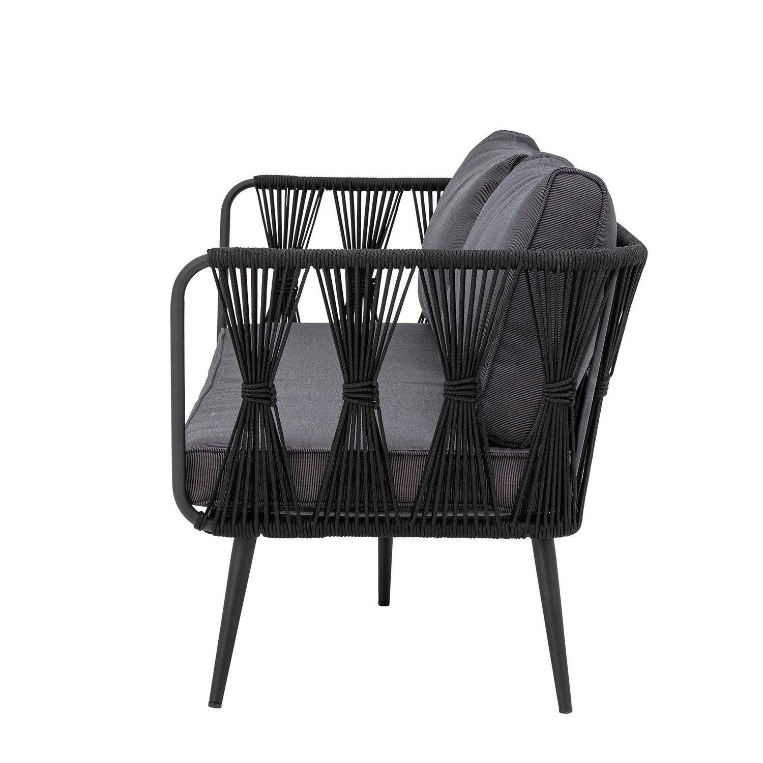 Bloomingville Pavone Sofa, Schwarz, Metall