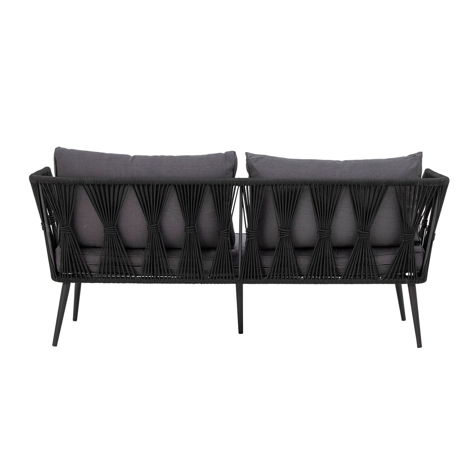 Bloomingville Pavone Sofa, Schwarz, Metall