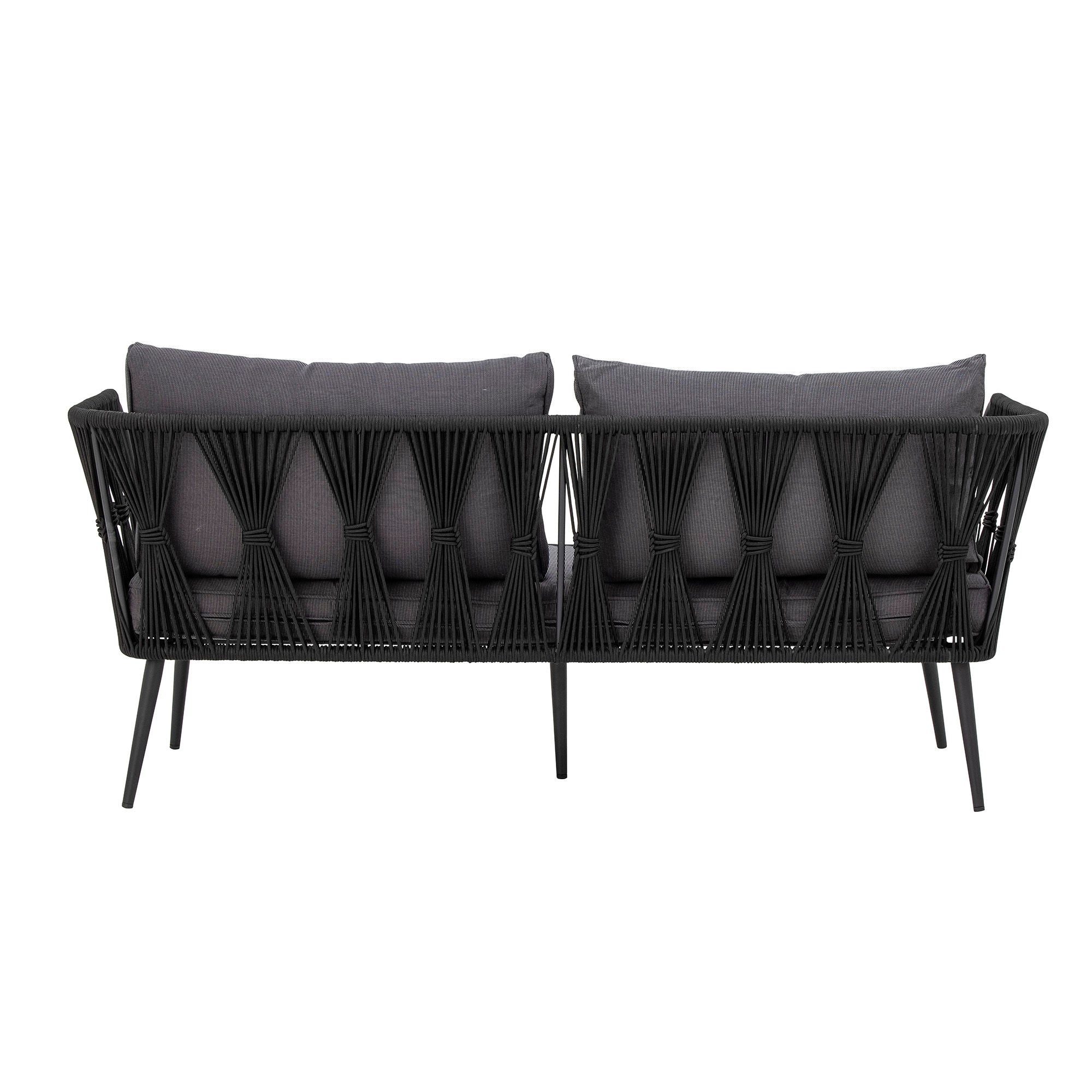 Bloomingville Pavone Sofa, Schwarz, Metall