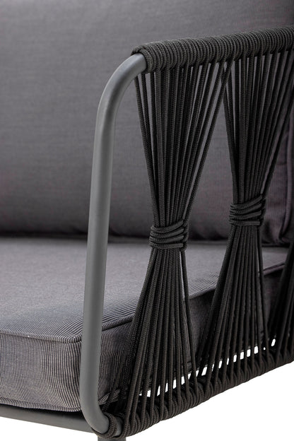 Bloomingville Pavone Sofa, Schwarz, Metall