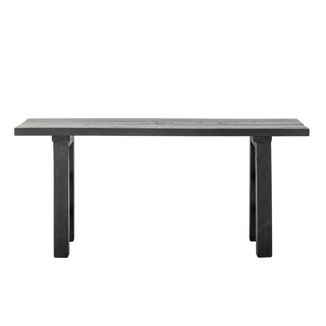 Bloomingville Riber Bank, schwarz, recyceltes Holz