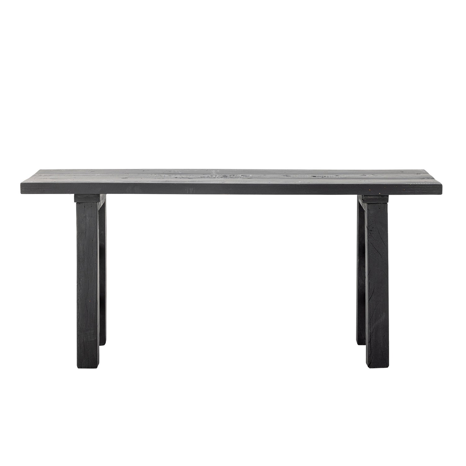Bloomingville Riber Bank, schwarz, recyceltes Holz