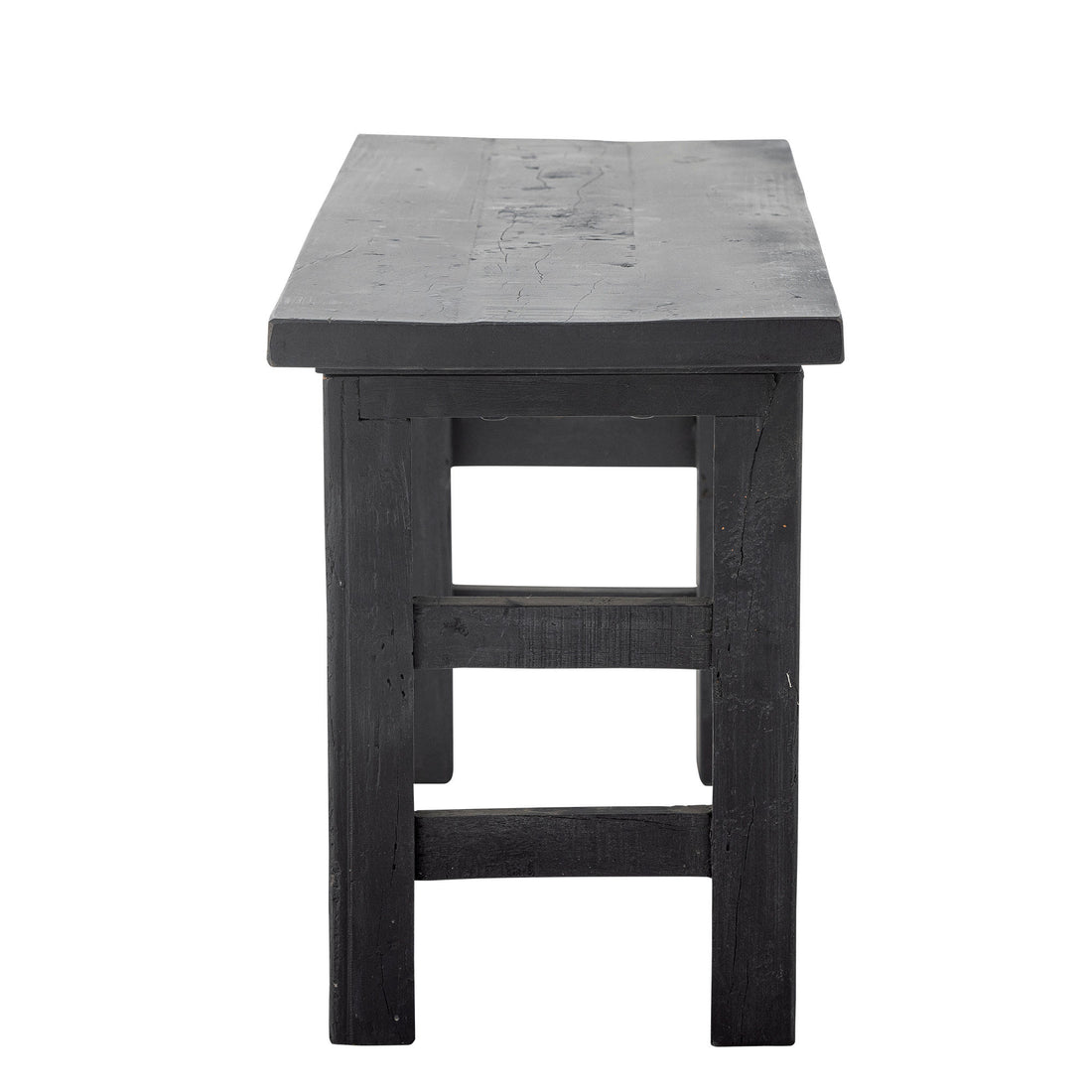 Bloomingville Riber Bank, schwarz, recyceltes Holz