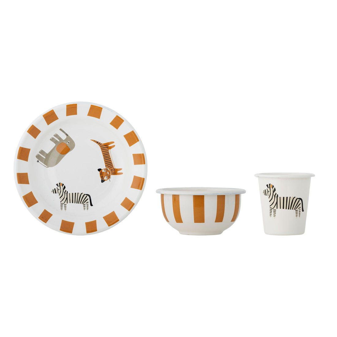 Bloomingville Mini Jesse Stel Set, Orange, Eisen