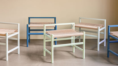 Hübsch Heritage Bench klein hellgrün