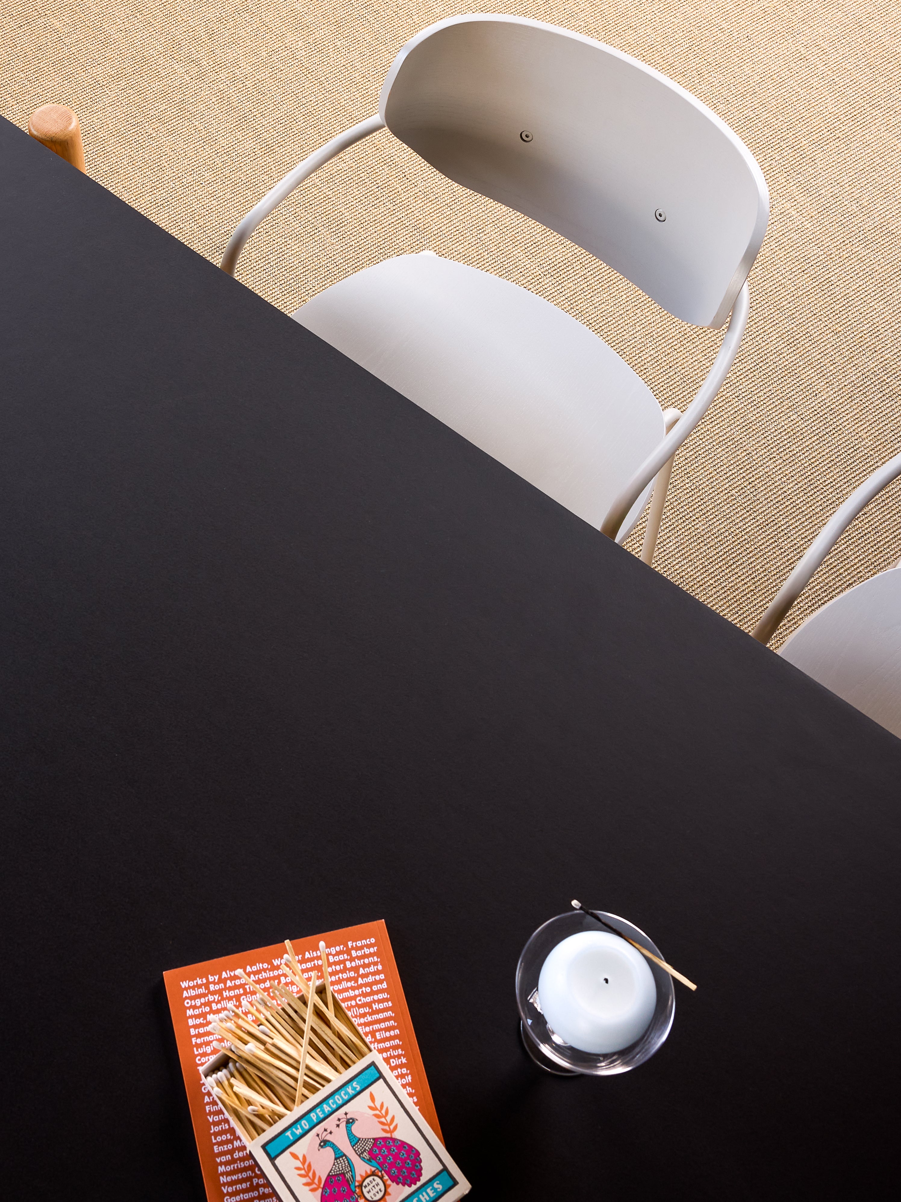 Oblique Esstisch rechteckig schwarz - 190x107xh75cm