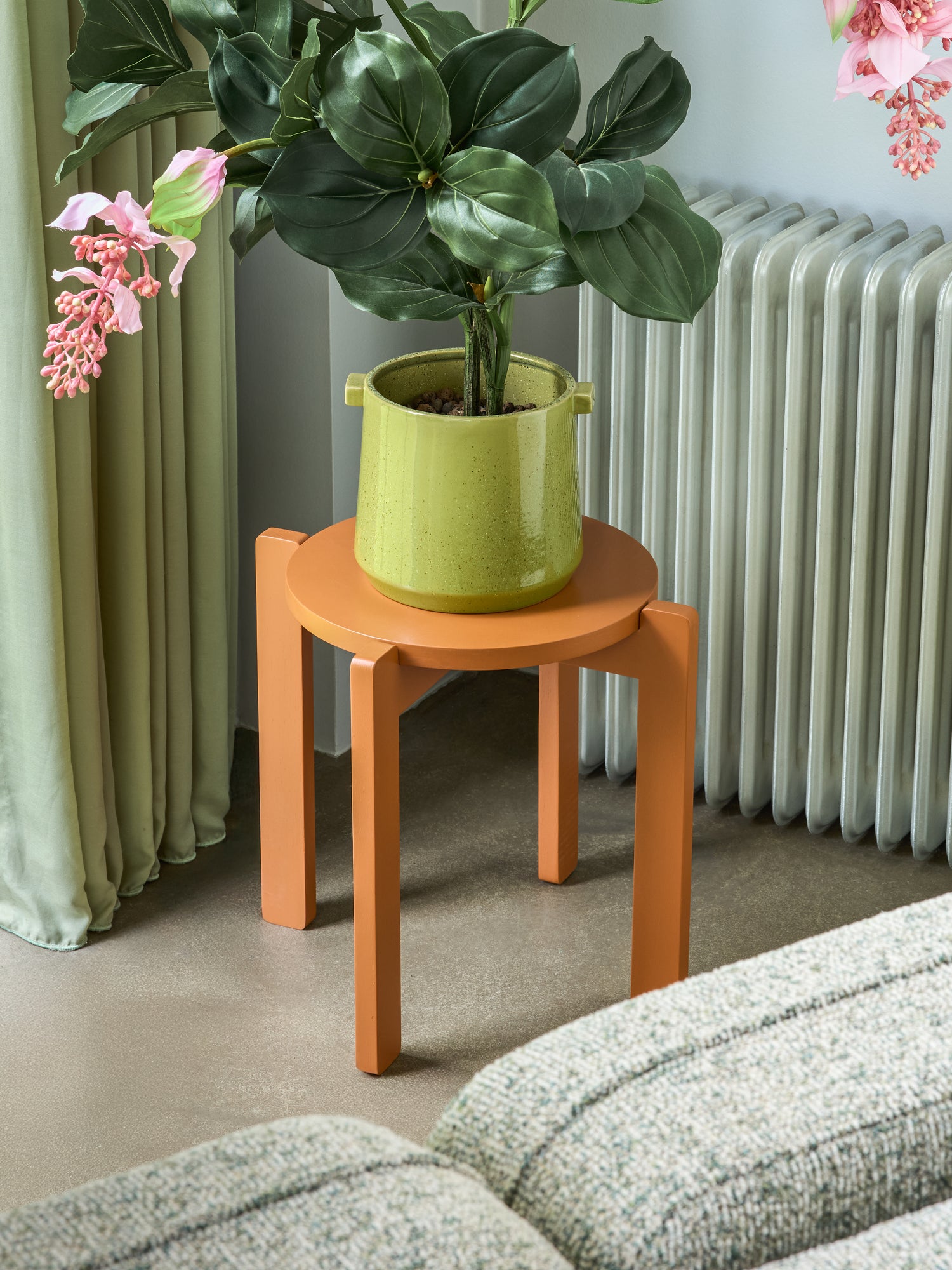 Always Hocker Orange - ø45xh42cm