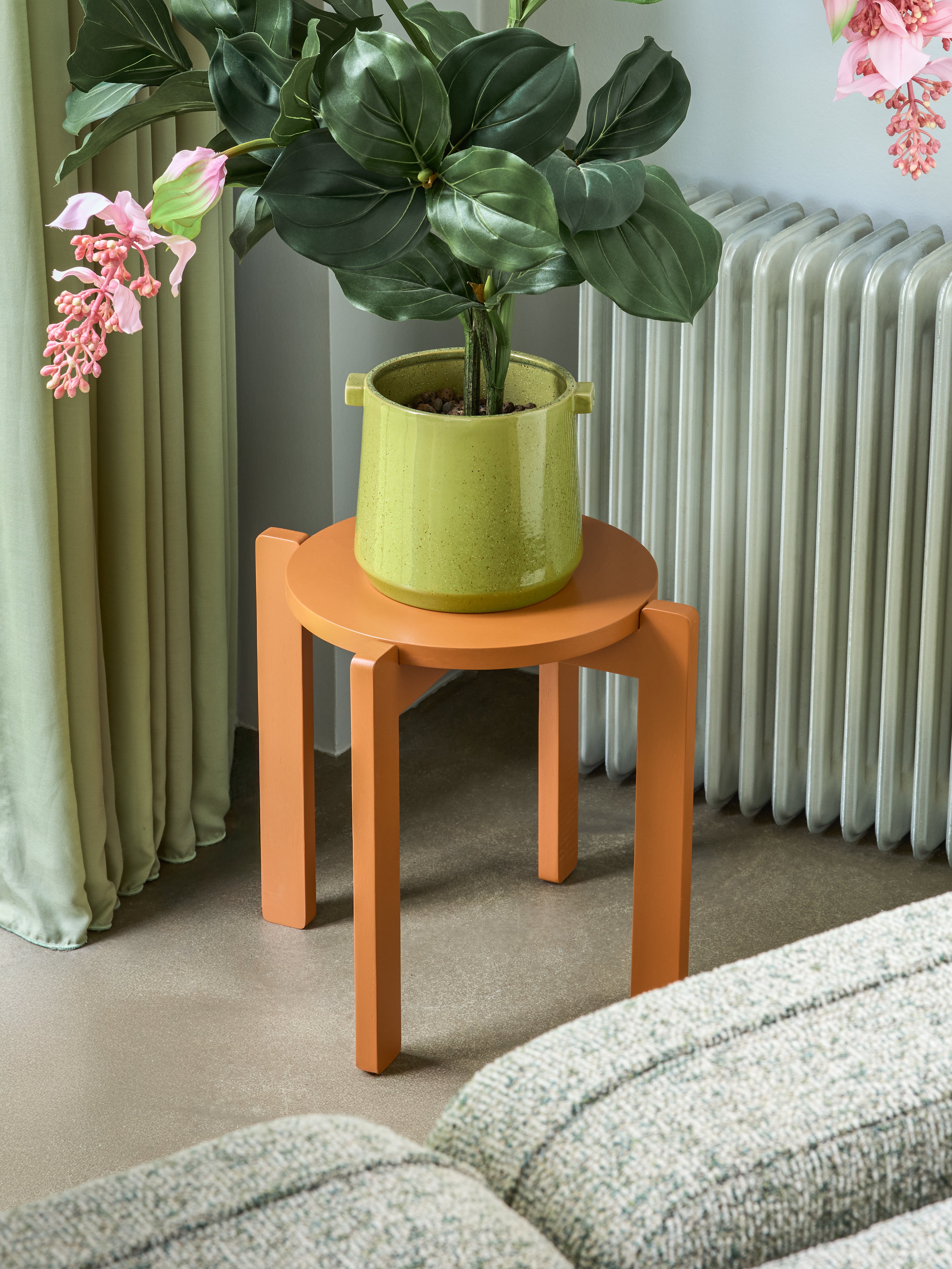 Always Hocker Orange - ø45xh42cm