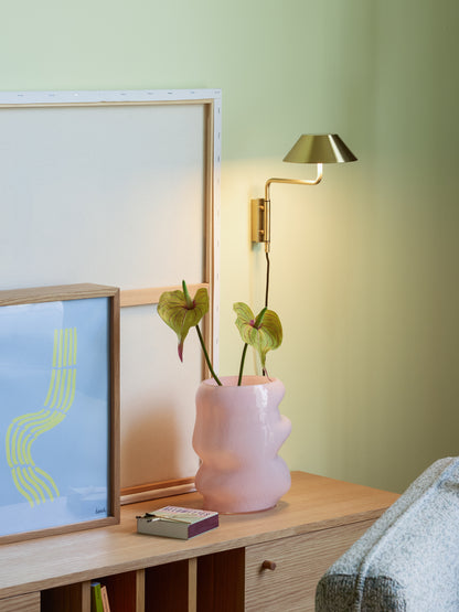 Abdeckung Wandleuchte Messingfarbe - 30x30xh25cm